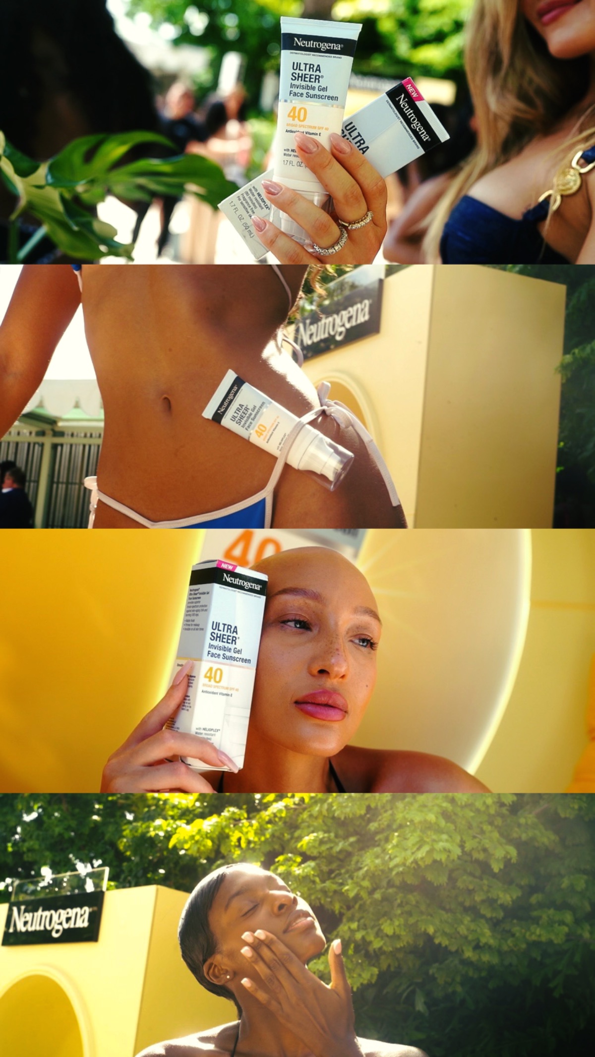 Neutrogena casting campaign stills